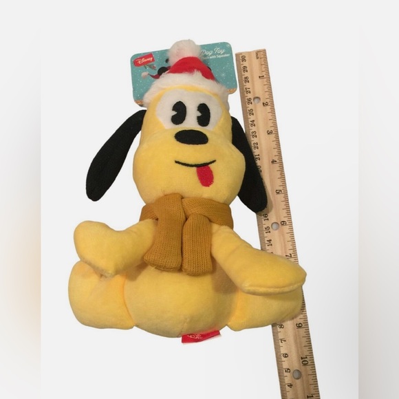 Disney Pluto Plush 9" Dog Toy with Squeaker - Picture 2 of 4